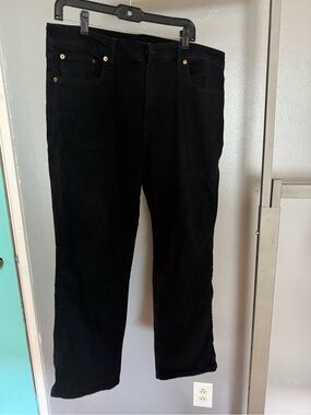 American Eagle Outfitters Men's Black Straight Jeans